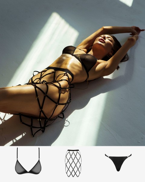 komplet erotycznej bielizny bombay