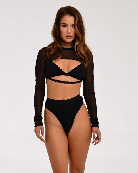 siateczkowy top Caro